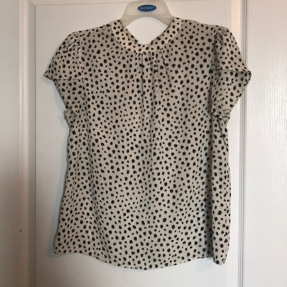 Polka dot blouse